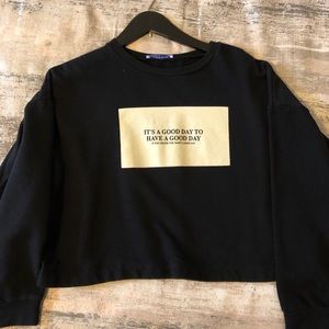 Cropped crew neck Zara